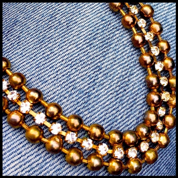 J. Crew Vintage Crystal Necklace - Picture 4 of 7